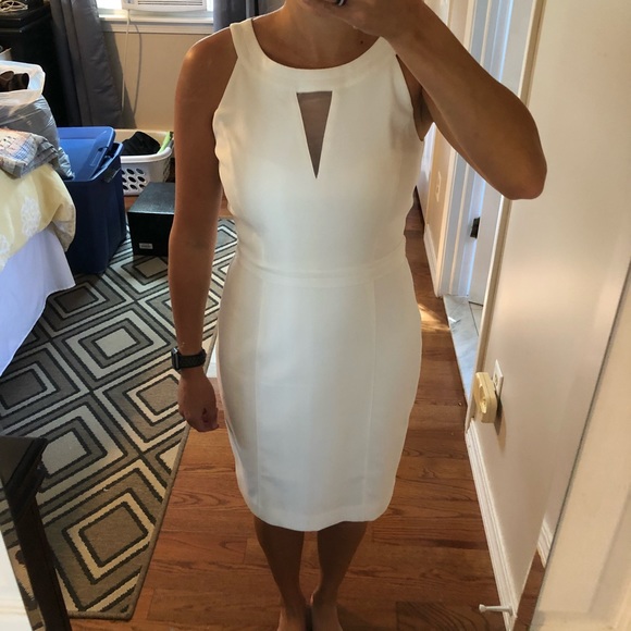 White House Black Market - White Cocktail Dress - Picture 6 of 6